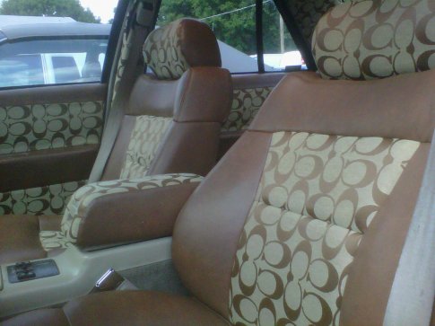 how to DIY headliner for car interior fabric LV fabric Gucci fabric Coach  fabric 
